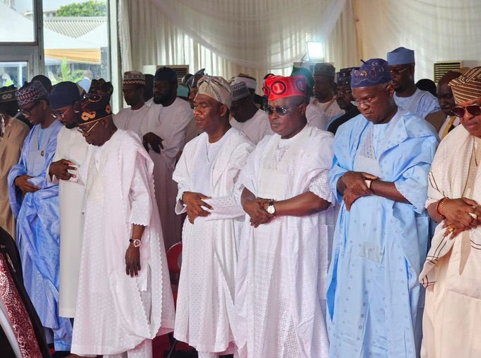 EID-EL-KABIR: TINUBU URGES NIGERIANS TO EMBRACE LOVE, PEACE